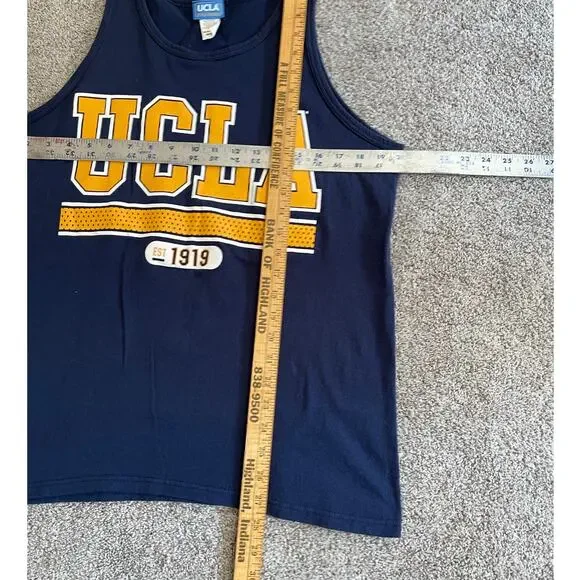 VTG 90s UCLA Bruins Tank Top Navy size M Collegiate Preppy - Picture 4 of 4